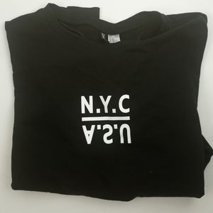 H&M Divided N.Y.C U.S.A Crop top Size XL